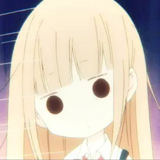 🧊 garota anime, fofa, desenho animado, mangá telegram sticker