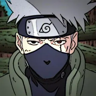 😩 Kakashi Naruto 卡卡西, 火影忍者, 动漫, 忍者, 漫画 telegram sticker