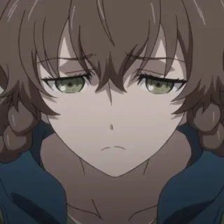⚙️ Suzuha Amane Steins;Gate Anime, Feminino, Sério, Steins;Gate, Suzuha Amane whatsapp sticker