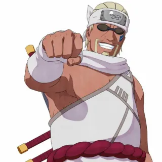 🐙 Killer Bee Naruto anime, naruto, killer bee, ninja, swords, fighter telegram sticker
