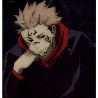 🙂 Ryomen Sukuna Jujutsu Kaisen anime, character, fictional, manga, jujutsu kaisen, ryomen sukuna, sukuna telegram sticker