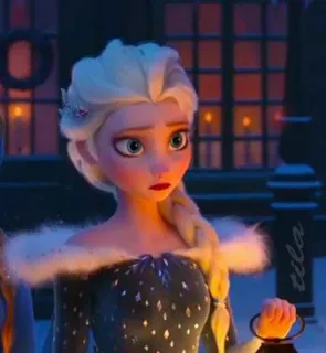 👾 Elsa Frozen Elsa, Frozen, Disney, Dibujos animados, Princesa telegram sticker
