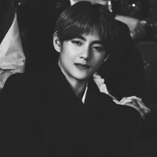 🕳 V 뷔, BTS, K팝, 가수, 아이돌, 김태형, 연예인 telegram sticker