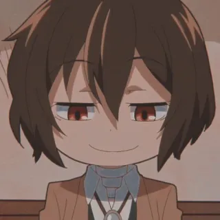 😇 Osamu Dazai Bungo Stray Dogs Anime, Chibi, Manga, Dazai, Bungo Stray Dogs whatsapp sticker