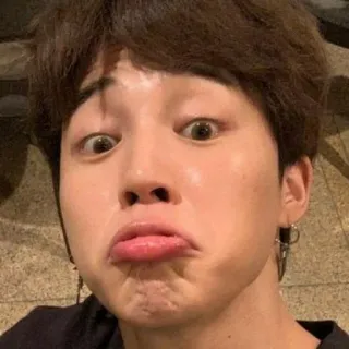 ☺ selfie, person, facial expression, kpop, singer telegram sticker