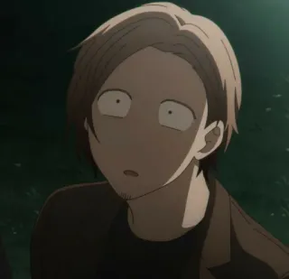 ⛓ anime, character, man, shocked, surprised whatsapp sticker