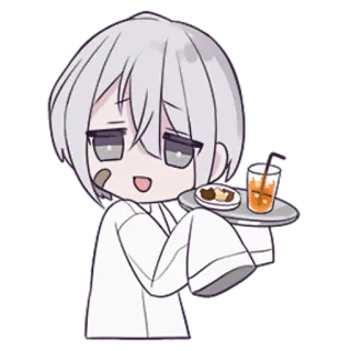 ☕ anime, cartoon, eten, drankje, schattig telegram sticker