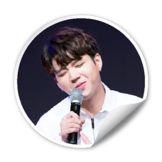 🙂 певец, микрофон, мужчина, портрет, музыка telegram sticker