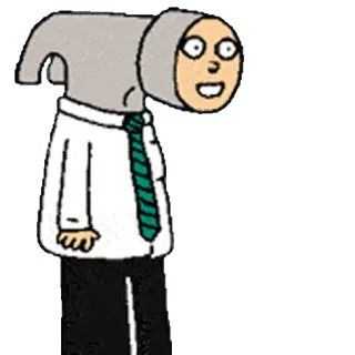 😃 hammer, tool, man, suit, cartoon, funny telegram sticker