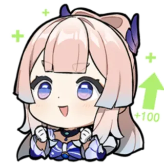 ☺️ +100 Anime, Positivo, Recompensa, Puntuación telegram sticker