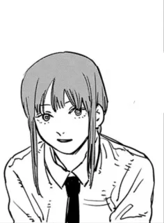 🌫 Makima Chainsaw Man Anime, Manga, Personnage, Makima, Chainsaw Man whatsapp sticker