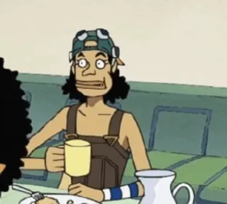 🤌 Usopp One Piece Anime, One Piece, Usopp, Kreskówka whatsapp sticker