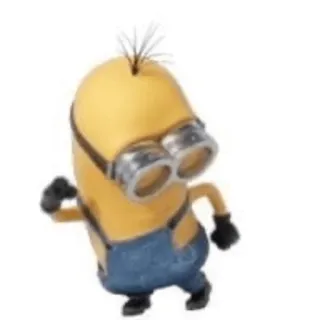 🤪 Minion Despicable Me Minion, Ich Einfach Unverbesserlich, Cartoon, Gelb, Zeichentrick, Film, Lustig telegram sticker
