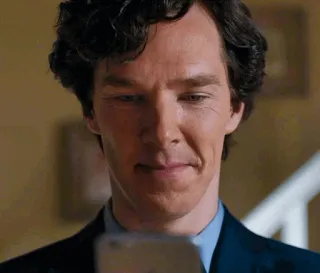 😊 Benedict Cumberbatch Benedict Cumberbatch, actor, man, person, portrait telegram sticker