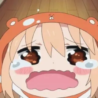 🍤 anime, crying, sad, character, cartoon, tearful, emotional telegram sticker