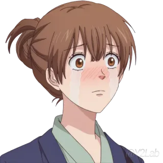 😭 anime, crying, girl, sad telegram sticker