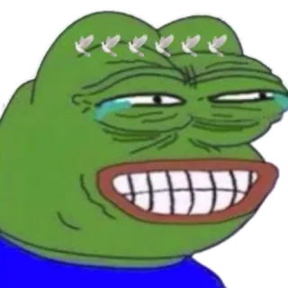 😂 Pepe the Frog Meme, Katak, Pepe, Meme Internet whatsapp sticker