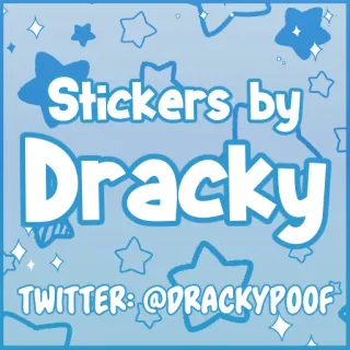 🎨 Stickers by Dracky
TWITTER: @DRACKYPOOF стикеры, twitter, Dracky, соцсети telegram sticker