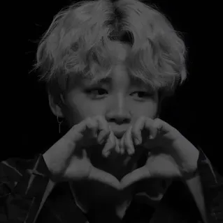 🖇 Jimin kpop, jimin, bts, ídolo, cantante, corazón whatsapp sticker