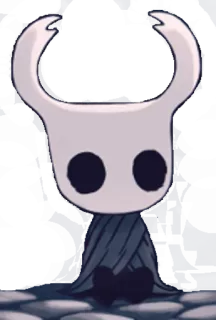 😦 The Knight Hollow Knight Hollow Knight, Videojuego, Personaje, El Caballero telegram sticker