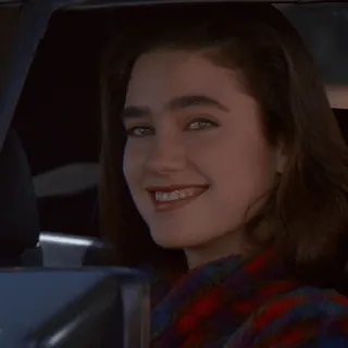 ☺️ Jennifer Connelly atriz, retrato, mulher, celebridade, estrela de cinema whatsapp sticker