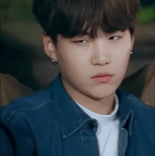 😒 Suga K-pop, BTS, Min Yoongi, cantante, idol telegram sticker