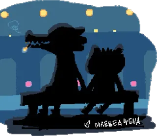❤️ MAEBEA4EVA whatsapp sticker