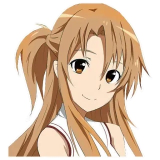 Asuna Yuuki telegram stickers
