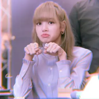 🌸 Lisa kpop, лиса, blackpink, милая, айдол, певица telegram sticker