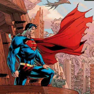 💎 Superman Superheld, Comic, DC Comics, Man of Steel, Umhang telegram sticker