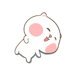 😌 oso, lindo, durmiendo, perezoso, animal, dibujos animados telegram sticker