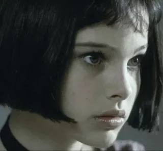 🎗 Mathilda Léon: The Professional Mathilda, O Profissional, Natalie Portman, personagem, filme, retrato whatsapp sticker