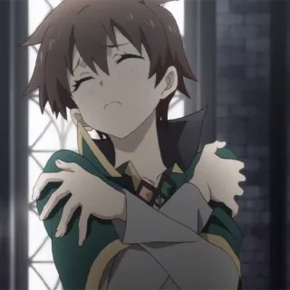 ⚔️ Kazuma Konosuba 动漫, 卡哇伊, 漫画, 可爱, 为美好的世界献上祝福！, 和真 telegram sticker