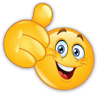 👍 Emoji, Jempol ke atas, Suka, Persetujuan, Persetujuan, Kuning telegram sticker