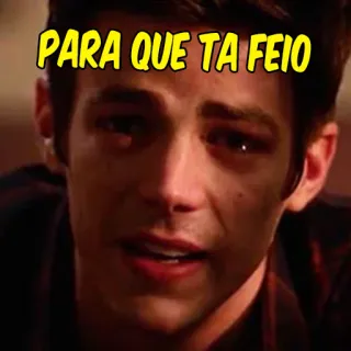 😢 PARA QUE TA FEIO telegram sticker