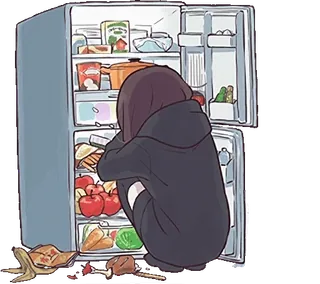 Menhera-chan Animation 2 ENG :: @line_stickers telegram stickers