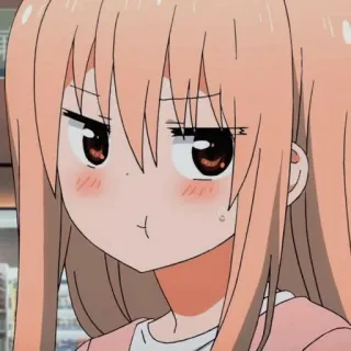 🥤 Anime, Dessin animé, Fille, Mignon, Tête drôle, Sarcastique telegram sticker