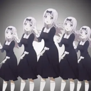 💙 Chika Fujiwara Kaguya-sama: Love Is War anime, chika, fujiwara, dance, kaguya-sama, love is war, cute telegram sticker