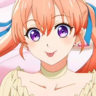 🙂 anime, cartoon, girl, cute, character telegram sticker