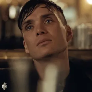 🚬 Thomas Shelby Peaky Blinders 浴血黑帮, 基利安·墨菲, 汤米·谢尔比, 黑帮, 剧情 whatsapp sticker