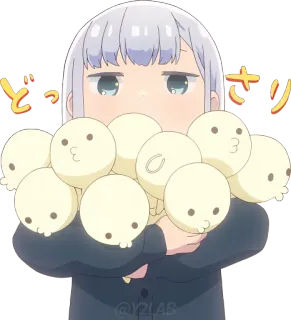 🤗 どっさり Anime, Personnage, Mignon, Fille telegram sticker