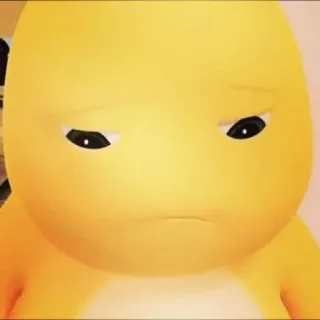 🌟 personagem, amarelo, triste, emoji, humor telegram sticker