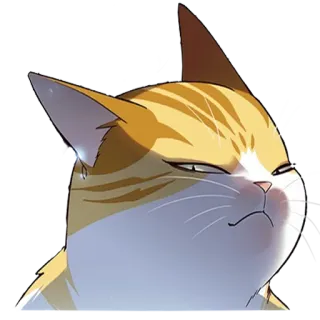🤴 kucing, hewan, peliharaan, imut, kucing tabby oranye telegram sticker