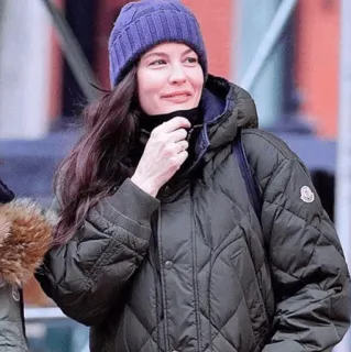 🍒 mulher, gorro de inverno, casaco, jaqueta, moda, exterior telegram sticker