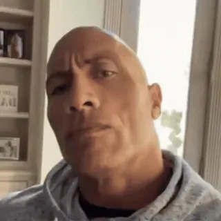 🧐 Dwayne Johnson Acteur, Star de cinéma, The Rock, Célébrité whatsapp sticker