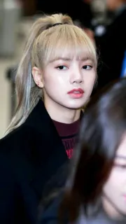 😒 Lisa лиса, kpop, blackpink, айдол, певица, женщина, портрет telegram sticker