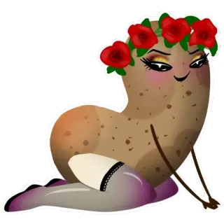 Funny Potato @stickersb2b telegram stickers