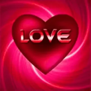 🎈 LOVE amour, coeur, Saint-Valentin, romance, rouge telegram sticker