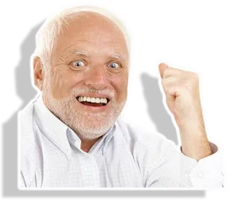 😃 Hide the Pain Harold Мем, Стоковое фото, Интернет, Юмор, Гарольд telegram sticker