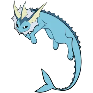 🌊 Vaporeon Pokemon Vaporeon, Pokémon, Wasser-Typ, Evoli-Entwicklung telegram sticker